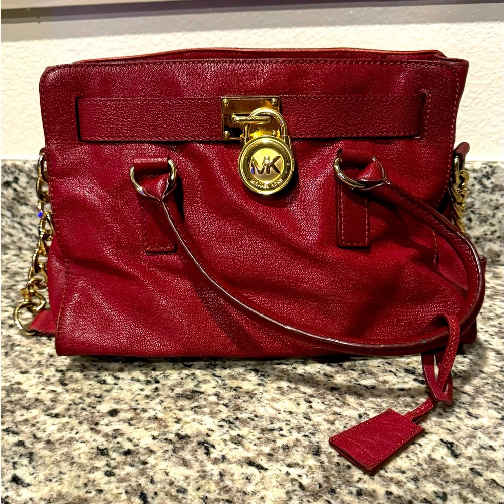 Michael Kors red purse